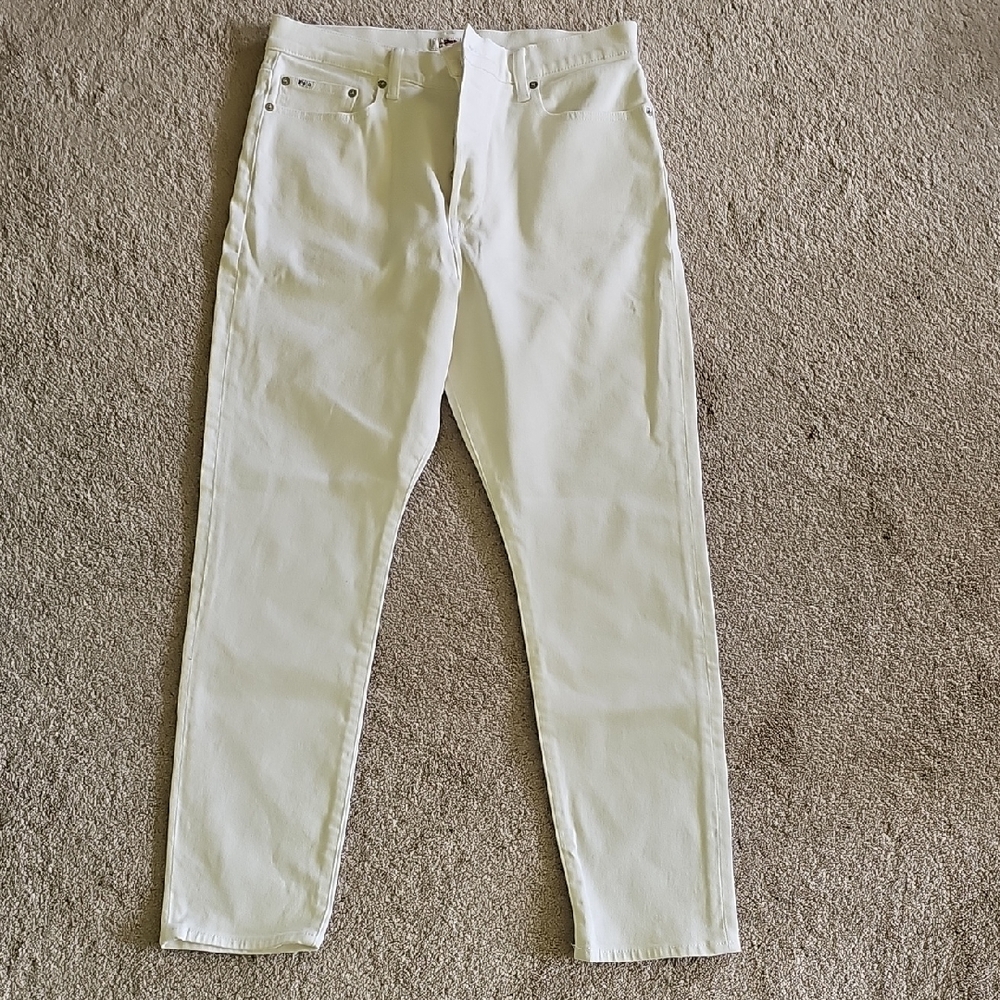 Polo Ralph Lauren Women's High Rise White Jeans